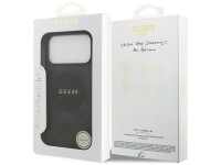 Funda Guess 4G Circle Classic Logo MagSafe para iPhone 17 Pro Max - negra Funda Guess 4G Circle Classic Logo MagSafe para iPhone 17 Pro Max - negra