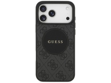 Guess 4G Circle Classic Logo MagSafe case for iPhone 17 Pro Max - black Guess 4G Circle Classic Logo MagSafe case for iPhone 17 Pro Max - black
