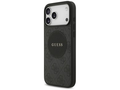 Guess 4G Circle Classic Logo MagSafe case for iPhone 17 Pro Max - black Guess 4G Circle Classic Logo MagSafe case for iPhone 17 Pro Max - black
