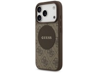 Capa Guess 4G Circle Classic Logo MagSafe para iPhone 17 Pro - marrom Capa Guess 4G Circle Classic Logo MagSafe para iPhone 17 Pro - marrom