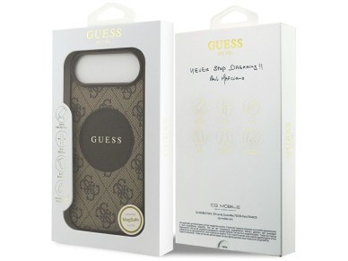 Funda Guess 4G Circle Classic Logo MagSafe para iPhone Air - marrón Funda Guess 4G Circle Classic Logo MagSafe para iPhone Air - marrón
