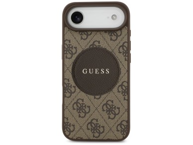 Funda Guess 4G Circle Classic Logo MagSafe para iPhone Air - marrón Funda Guess 4G Circle Classic Logo MagSafe para iPhone Air - marrón