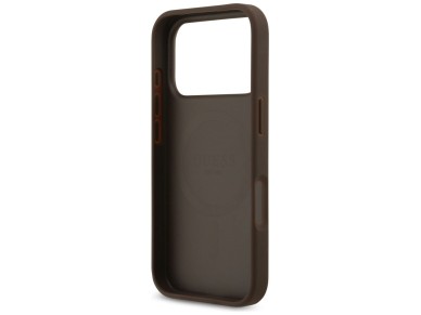 Guess 4G Circle Classic Logo MagSafe case for iPhone 17 Pro - brown Guess 4G Circle Classic Logo MagSafe case for iPhone 17 Pro - brown