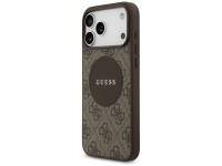 Funda Guess 4G Circle Classic Logo MagSafe para iPhone 17 Pro Max - marrón Funda Guess 4G Circle Classic Logo MagSafe para iPhone 17 Pro Max - marrón