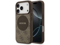 Capa Guess 4G Circle Classic Logo MagSafe para iPhone 17 Pro - marrom Capa Guess 4G Circle Classic Logo MagSafe para iPhone 17 Pro - marrom