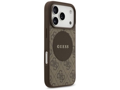 Guess 4G Circle Classic Logo MagSafe case for iPhone 17 Pro - brown Guess 4G Circle Classic Logo MagSafe case for iPhone 17 Pro - brown