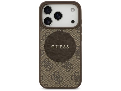 Guess 4G Circle Classic Logo MagSafe case for iPhone 17 Pro - brown Guess 4G Circle Classic Logo MagSafe case for iPhone 17 Pro - brown