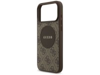 Funda Guess 4G Circle Classic Logo MagSafe para iPhone 17 Pro Max - marrón Funda Guess 4G Circle Classic Logo MagSafe para iPhone 17 Pro Max - marrón