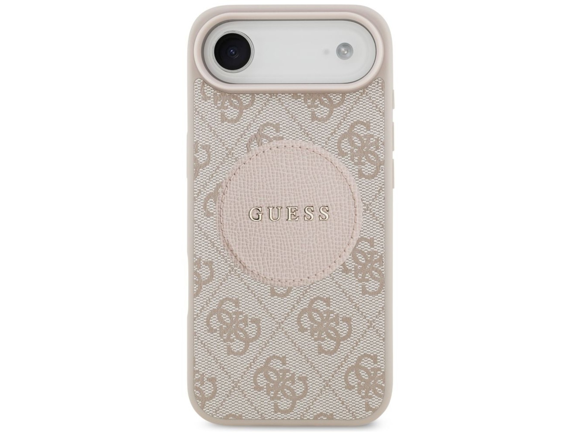 Funda Guess 4G Circle Classic Logo MagSafe para iPhone Air - rosa