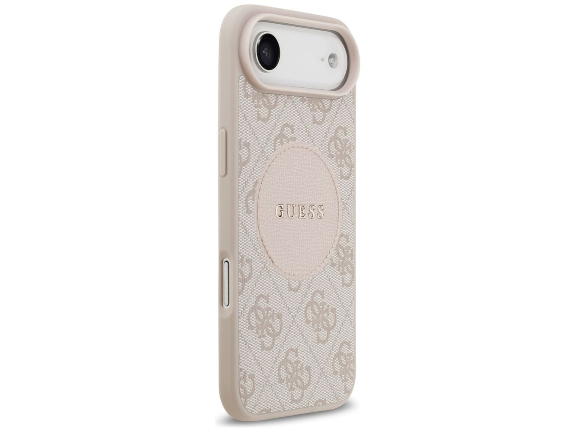 Funda Guess 4G Circle Classic Logo MagSafe para iPhone Air - rosa