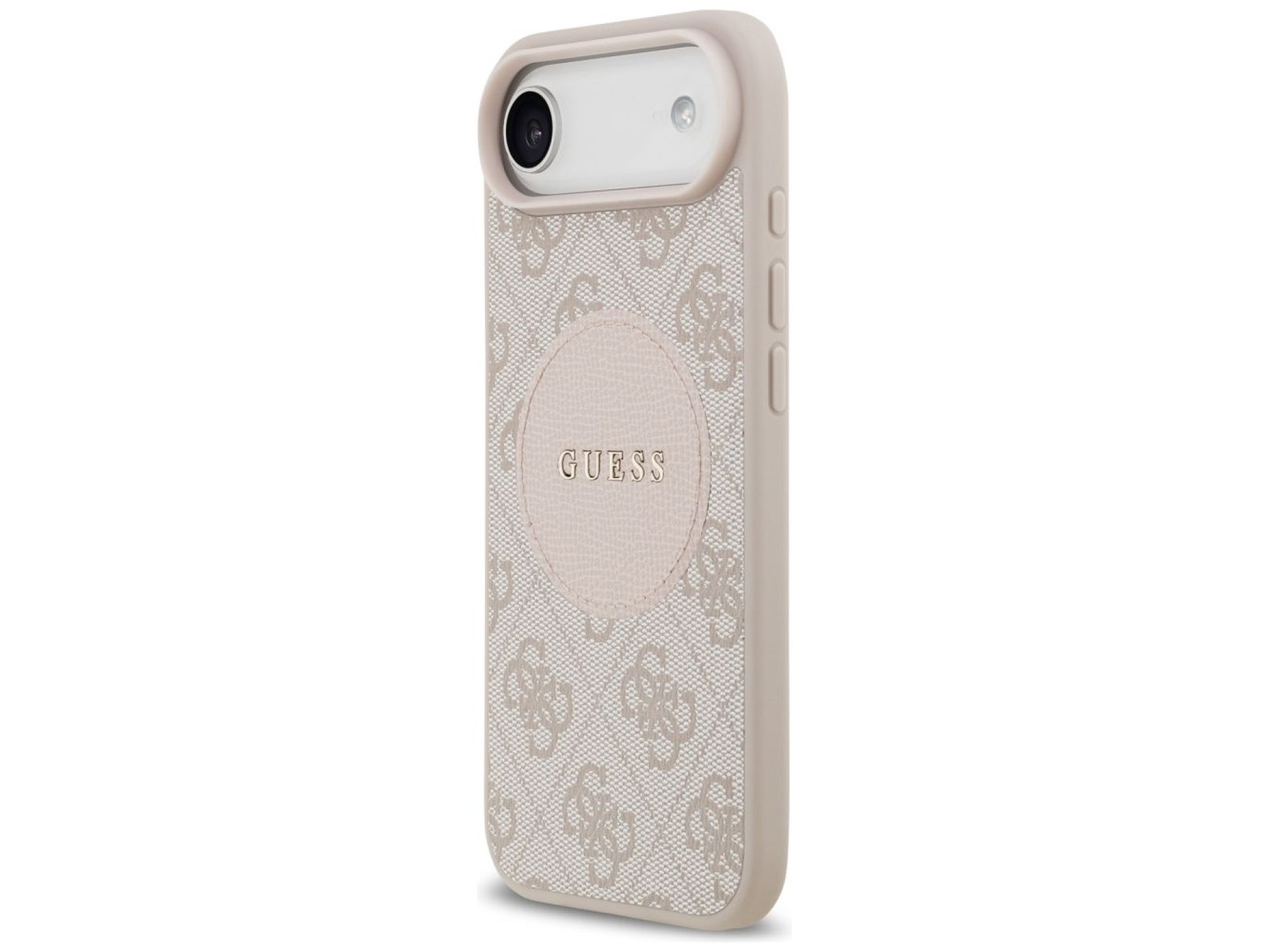 Funda Guess 4G Circle Classic Logo MagSafe para iPhone Air - rosa