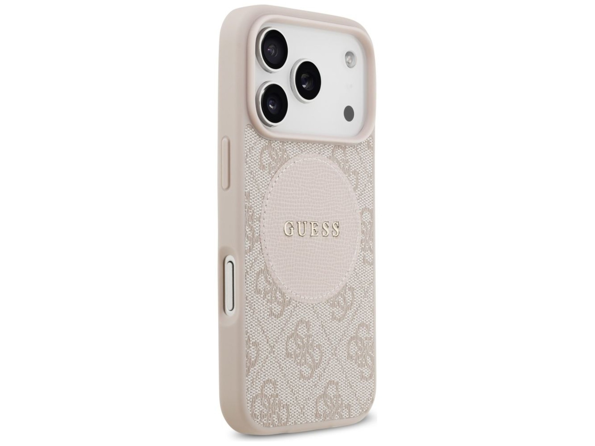 Guess 4G Circle Classic Logo MagSafe Case for iPhone 17 Pro - Pink