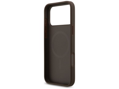 Funda Guess 4G Circle Classic Logo MagSafe para iPhone 17 Pro Max - marrón Funda Guess 4G Circle Classic Logo MagSafe para iPhone 17 Pro Max - marrón