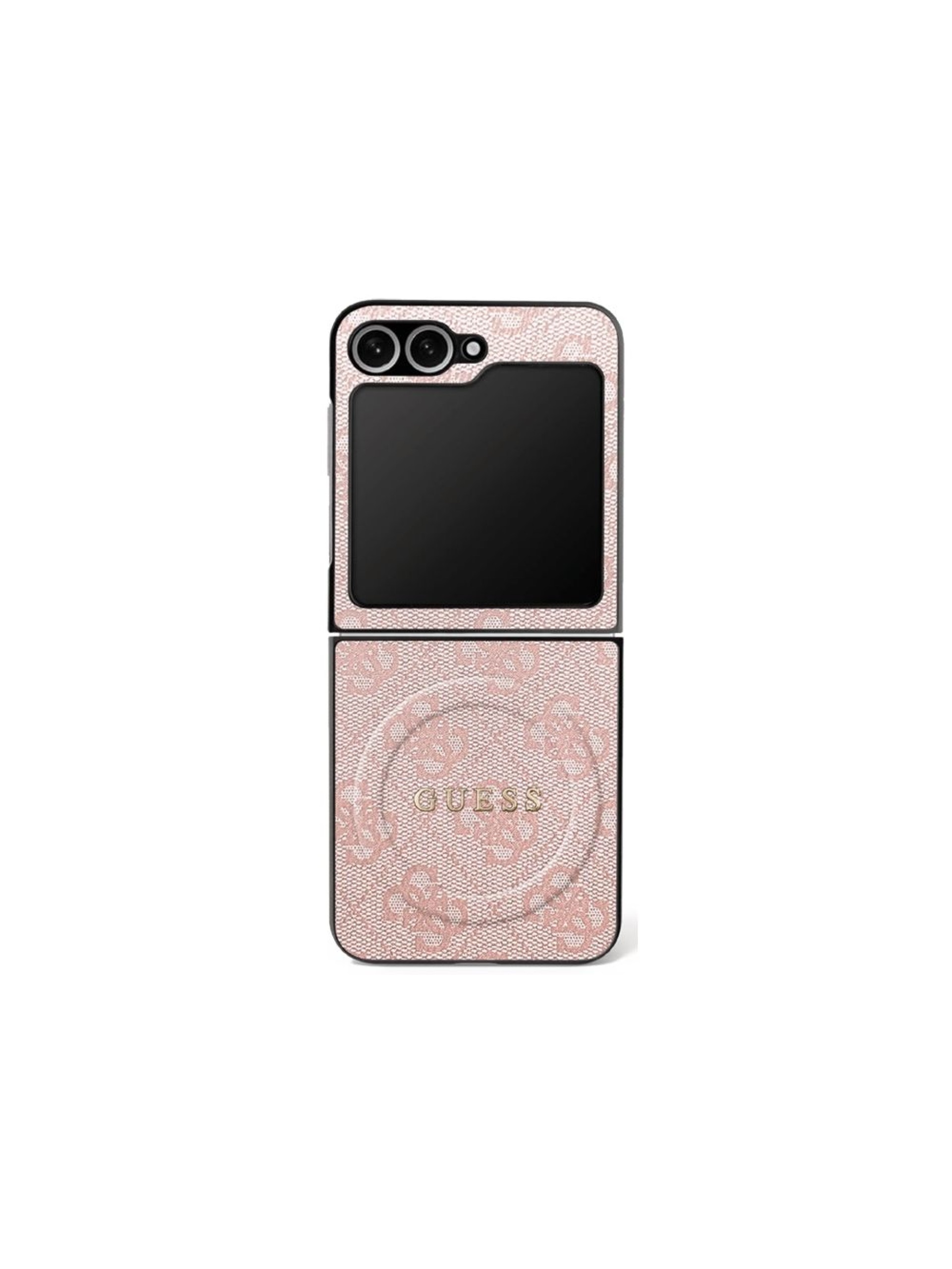Funda Guess 4G Classic MagSafe para Samsung Galaxy Z Flip 7 - Rosa