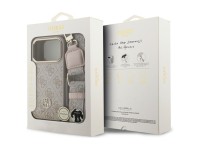 Funda Guess 4G Strass Logo & Big Strap Metal Buttons MagSafe para iPhone 17 Pro - Rosa Funda Guess 4G Strass Logo & Big Strap Metal Buttons MagSafe para iPhone 17 Pro - Rosa