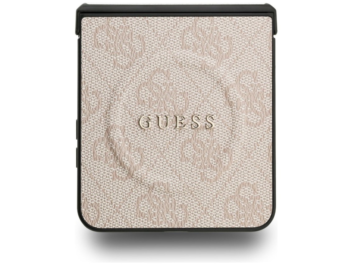 Funda Guess 4G Classic MagSafe para Samsung Galaxy Z Flip 7 - Rosa