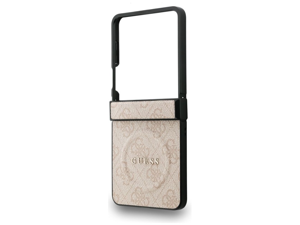 Funda Guess 4G Classic MagSafe para Samsung Galaxy Z Flip 7 - Rosa