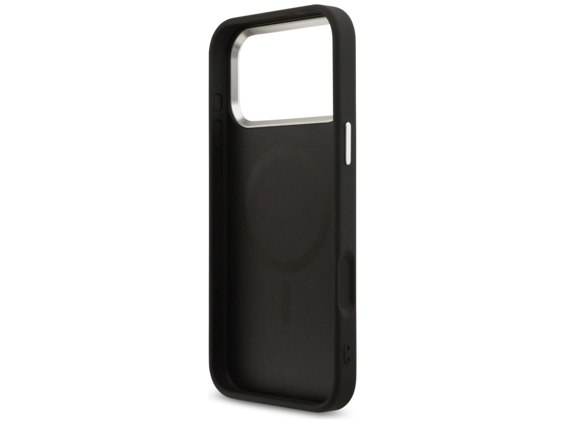 Funda Guess 4G Triangle Logo MagSafe para iPhone 17 Pro Max - negra