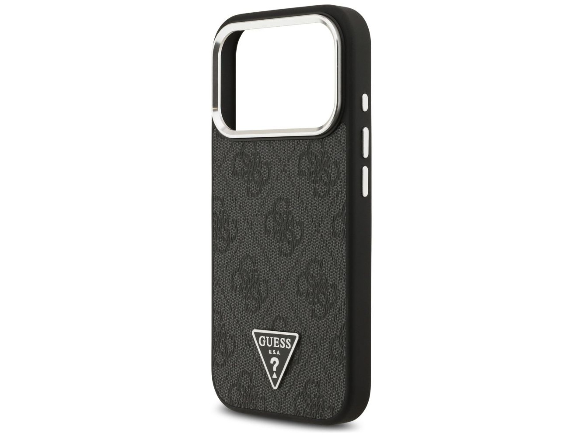Guess 4G Triangle Logo MagSafe case for iPhone 17 Pro - black