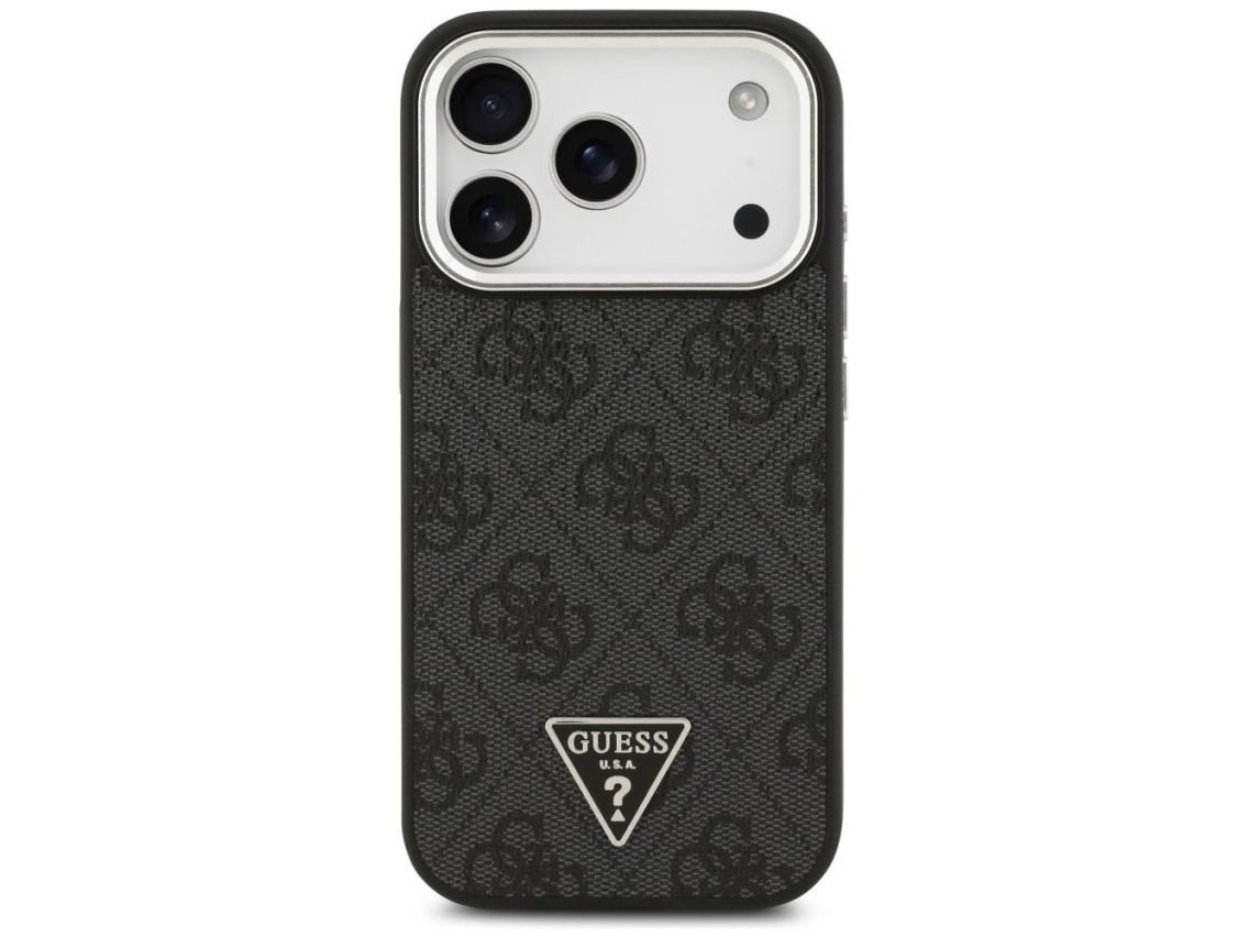 Guess 4G Triangle Logo MagSafe case for iPhone 17 Pro - black