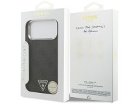 Funda Guess 4G Triangle Logo MagSafe para iPhone 17 Pro Max - negra Funda Guess 4G Triangle Logo MagSafe para iPhone 17 Pro Max - negra