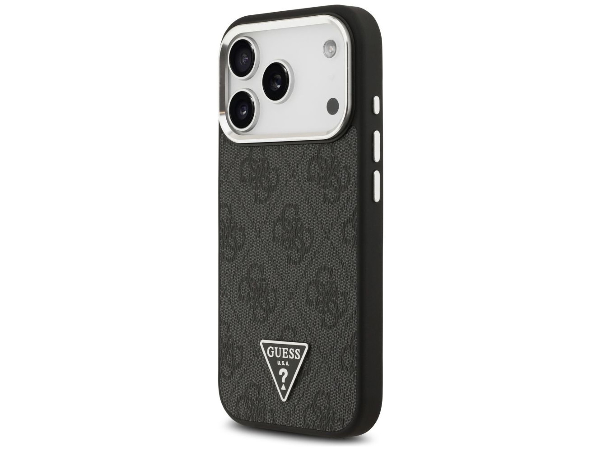 Guess 4G Triangle Logo MagSafe case for iPhone 17 Pro - black
