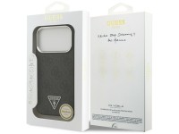 Guess 4G Triangle Logo MagSafe case for iPhone 17 Pro - black Guess 4G Triangle Logo MagSafe case for iPhone 17 Pro - black