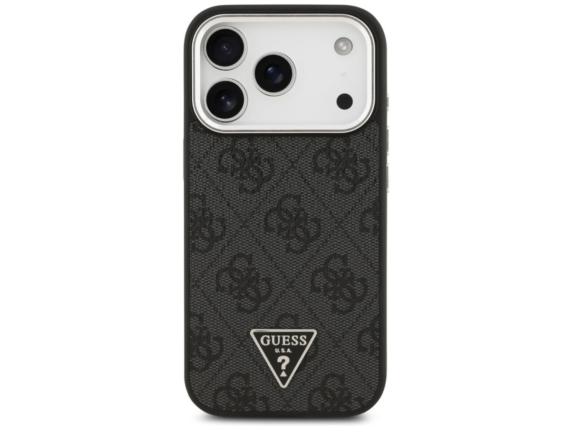 Guess 4G Triangle Logo MagSafe case for iPhone 17 Pro - black
