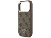 Guess 4G Triangle Logo MagSafe case for iPhone 17 Pro - brown