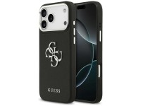 Guess Grained Big 4G Classic Logo case for iPhone 17 Pro Max - black Guess Grained Big 4G Classic Logo case for iPhone 17 Pro Max - black
