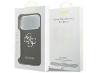 Capa Guess Granulada com Logo Clássico 4G para iPhone 17 Pro - preta Capa Guess Granulada com Logo Clássico 4G para iPhone 17 Pro - preta