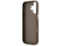 Capa Guess 4G Big 4G Classic Logo para iPhone 17 - marrom e prata Capa Guess 4G Big 4G Classic Logo para iPhone 17 - marrom e prata