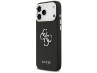 Guess Grained Big 4G Classic Logo case for iPhone 17 Pro Max - black Guess Grained Big 4G Classic Logo case for iPhone 17 Pro Max - black