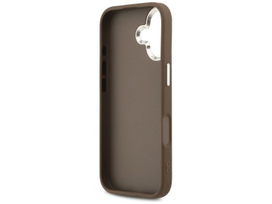 Guess 4G Big 4G Classic Logo case for iPhone 17 - brown and silver Guess 4G Big 4G Classic Logo case for iPhone 17 - brown and silver