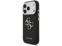 Capa Guess Granulada com Logo Clássico 4G para iPhone 17 Pro - preta Capa Guess Granulada com Logo Clássico 4G para iPhone 17 Pro - preta
