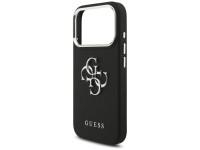 Capa Guess Granulada com Logo Clássico 4G para iPhone 17 Pro - preta Capa Guess Granulada com Logo Clássico 4G para iPhone 17 Pro - preta