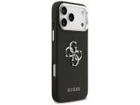 Guess Grained Big 4G Classic Logo case for iPhone 17 Pro Max - black Guess Grained Big 4G Classic Logo case for iPhone 17 Pro Max - black