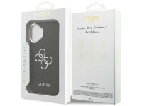 Guess Grained Big 4G Classic Logo case for iPhone 17 - black Guess Grained Big 4G Classic Logo case for iPhone 17 - black