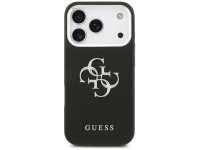 Capa Guess Granulada com Logo Clássico 4G para iPhone 17 Pro - preta Capa Guess Granulada com Logo Clássico 4G para iPhone 17 Pro - preta