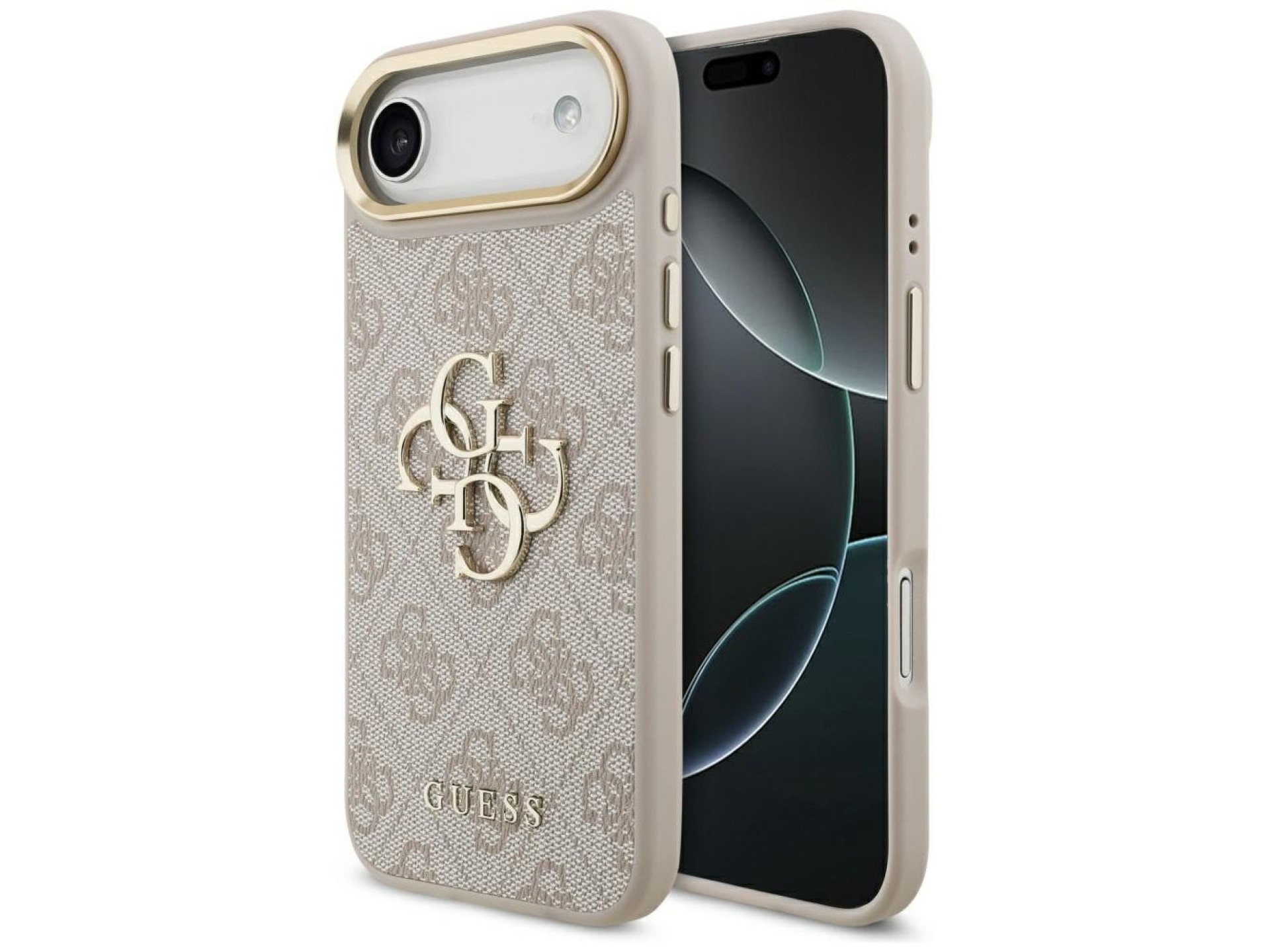 Funda Guess 4G Big 4G Classic Logo para iPhone Air - Oro rosa
