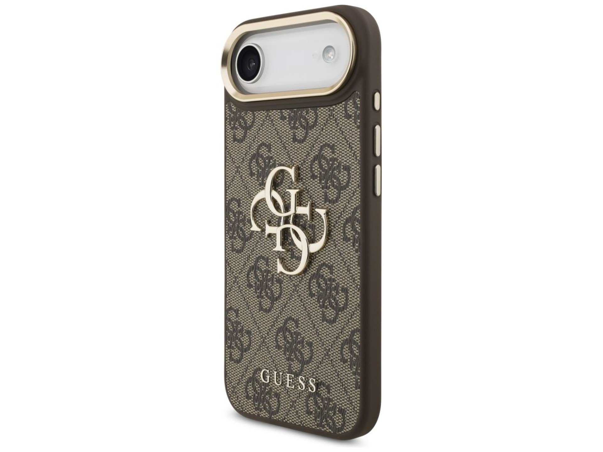 Funda Guess 4G Big 4G Classic Logo para iPhone Air - Marrón y dorado