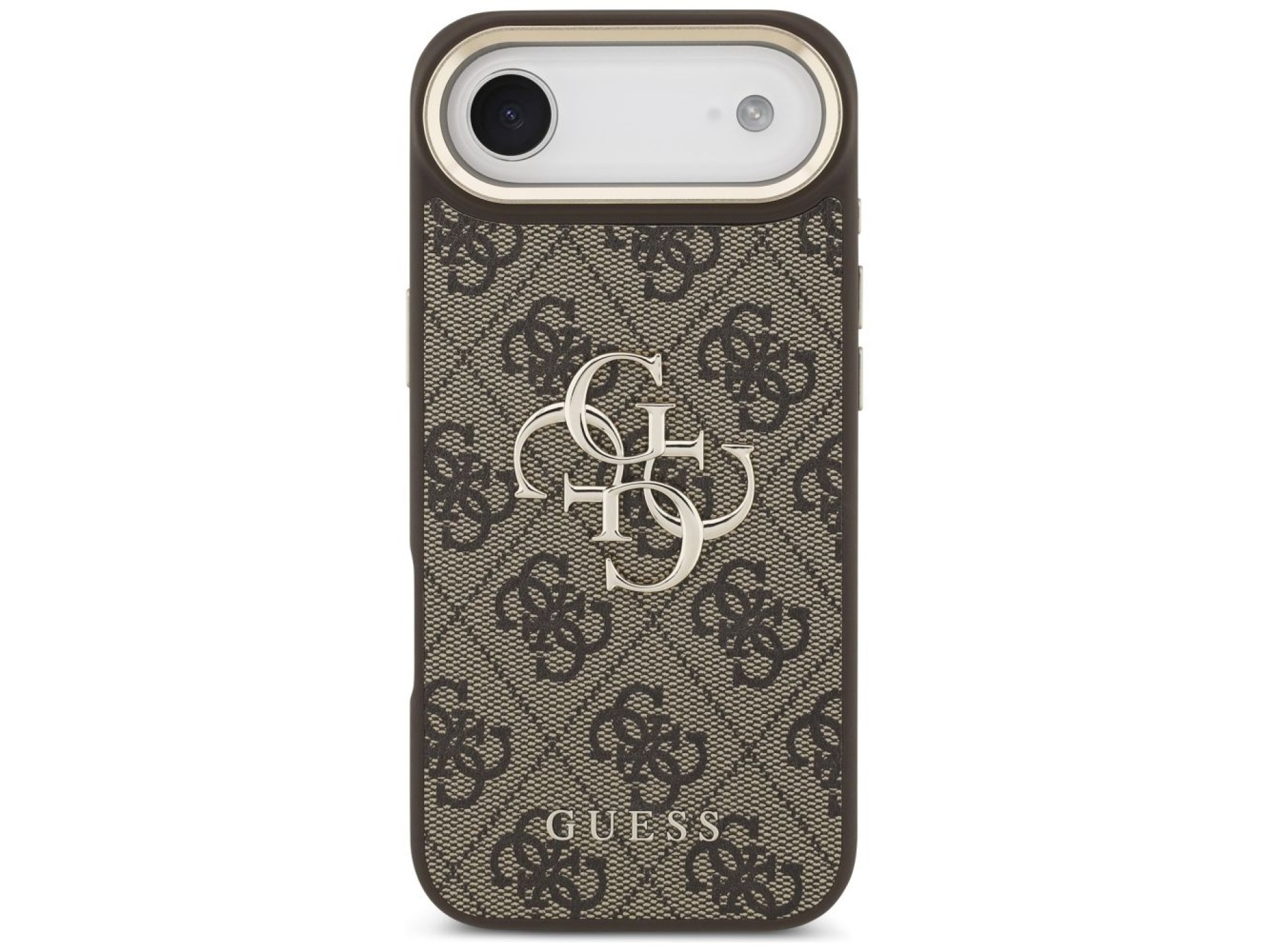 Funda Guess 4G Big 4G Classic Logo para iPhone Air - Marrón y dorado