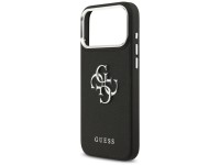 Guess Grained Big 4G Classic Logo case for iPhone 17 Pro Max - black Guess Grained Big 4G Classic Logo case for iPhone 17 Pro Max - black