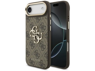 Guess 4G Big 4G Classic Logo Case for iPhone Air - Brown and Gold Guess 4G Big 4G Classic Logo Case for iPhone Air - Brown and Gold