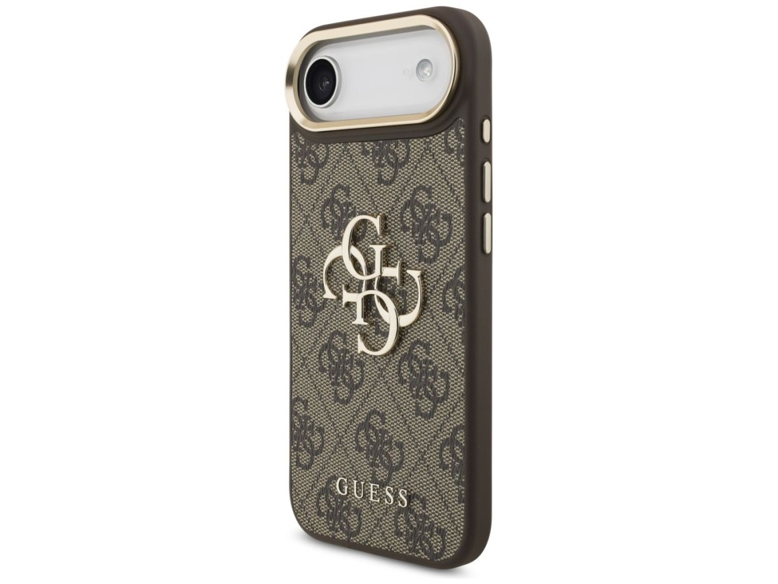 Funda Guess 4G Big 4G Classic Logo para iPhone Air - Marrón y dorado