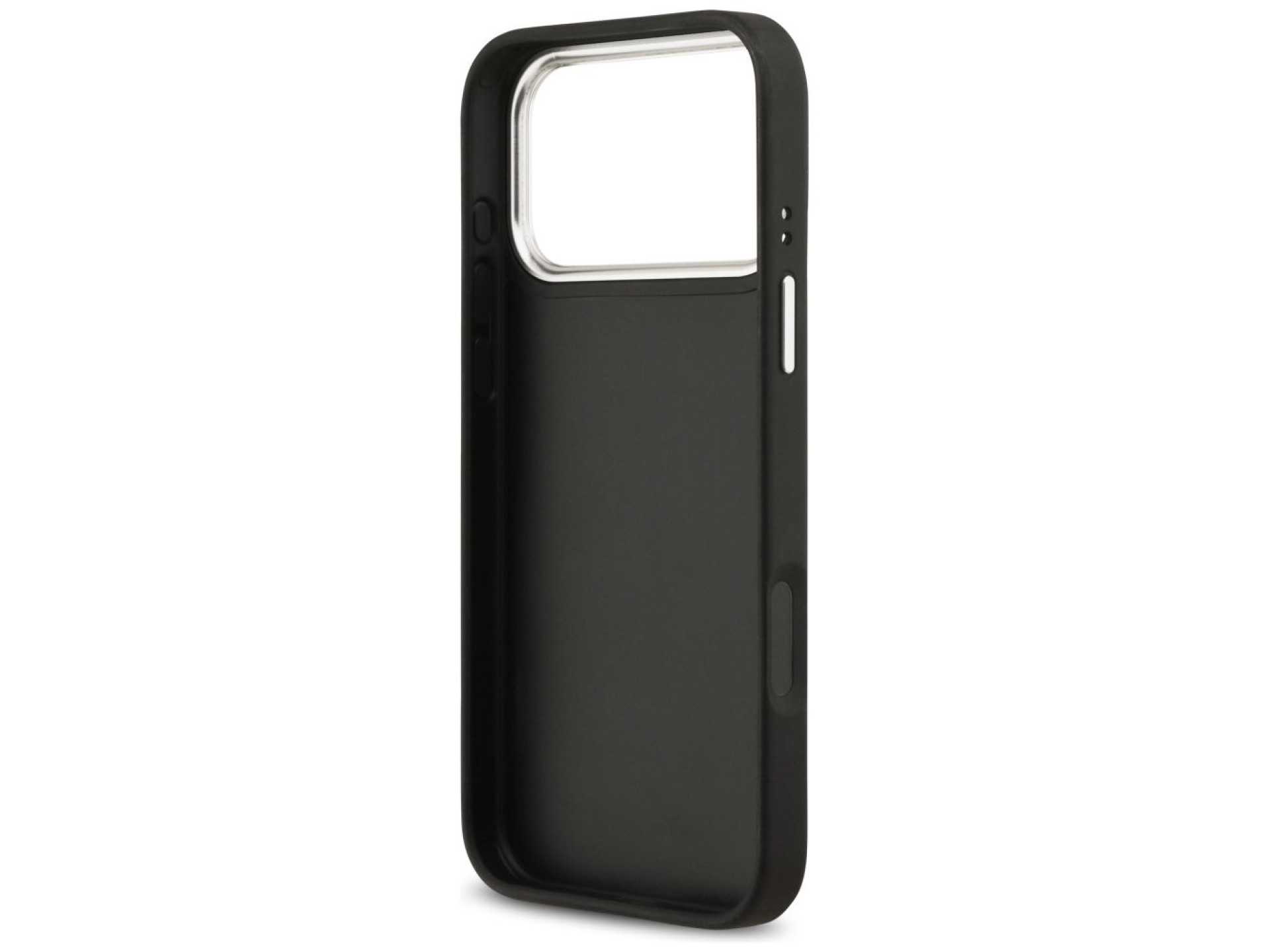 Guess Grained Big 4G Classic Logo case for iPhone 17 Pro Max - black