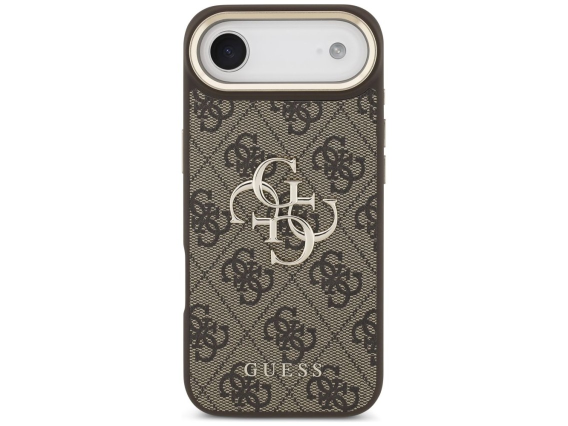 Funda Guess 4G Big 4G Classic Logo para iPhone Air - Marrón y dorado