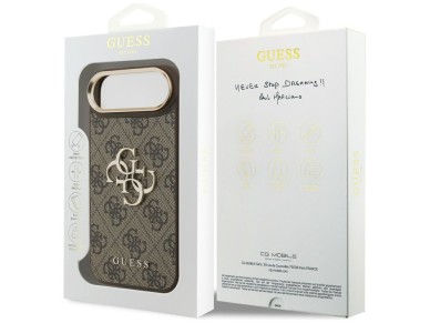Guess 4G Big 4G Classic Logo Case for iPhone Air - Brown and Gold Guess 4G Big 4G Classic Logo Case for iPhone Air - Brown and Gold