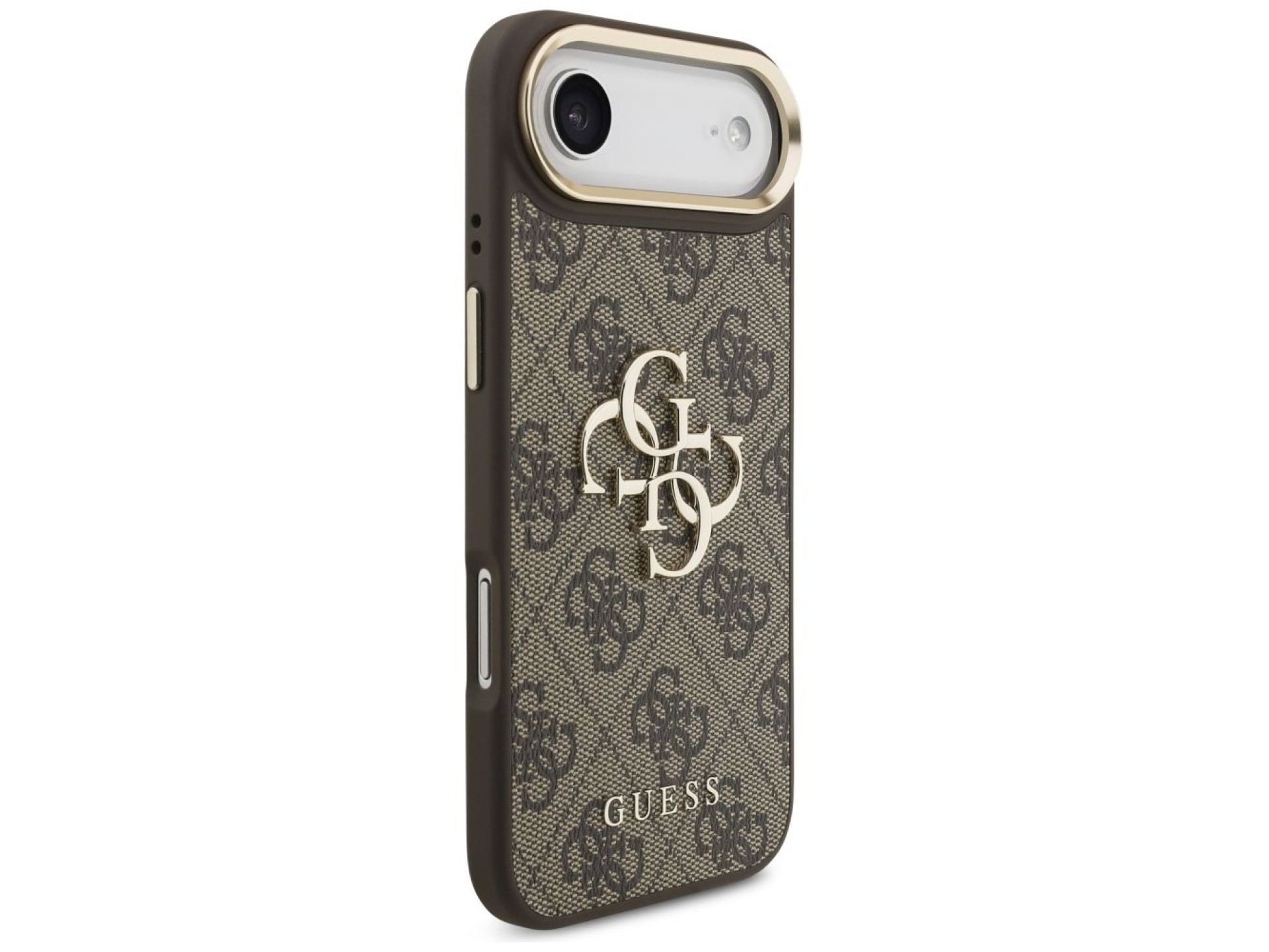 Funda Guess 4G Big 4G Classic Logo para iPhone Air - Marrón y dorado