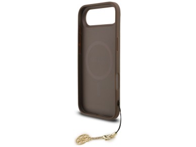 Funda Guess 4G Charms Collection MagSafe para iPhone Air - marr�n